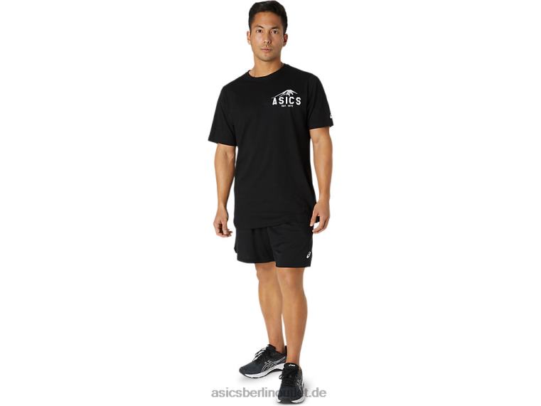 Fuji 1977 T-Shirt BL4N2034Asics Leistung schwarz