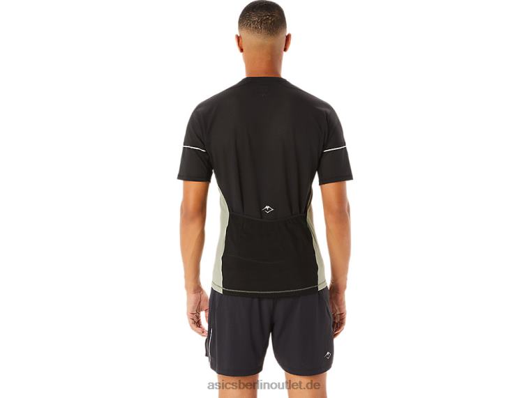 Fujitrail-Oberteil für Herren BL4N1088Asics Flechtengrün/Performance-Schwarz