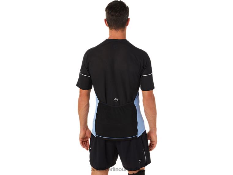 Fujitrail-Oberteil für Herren BL4N1433Asics Blaue Harmonie/Performance Schwarz