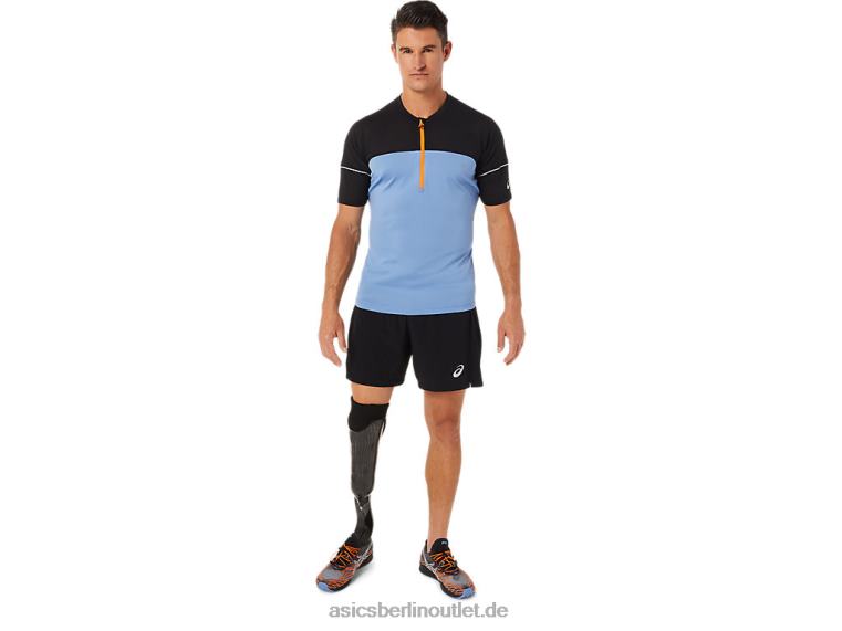 Fujitrail-Oberteil für Herren BL4N1433Asics Blaue Harmonie/Performance Schwarz