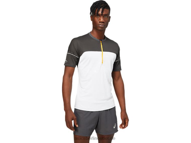 Fujitrail-Oberteil für Herren BL4N1825Asics Graphitgrau/Brillantweiß
