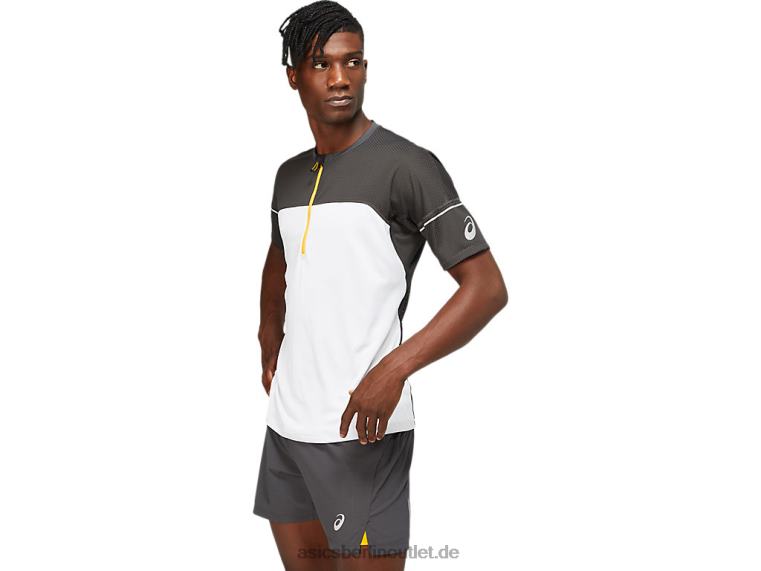 Fujitrail-Oberteil für Herren BL4N1825Asics Graphitgrau/Brillantweiß