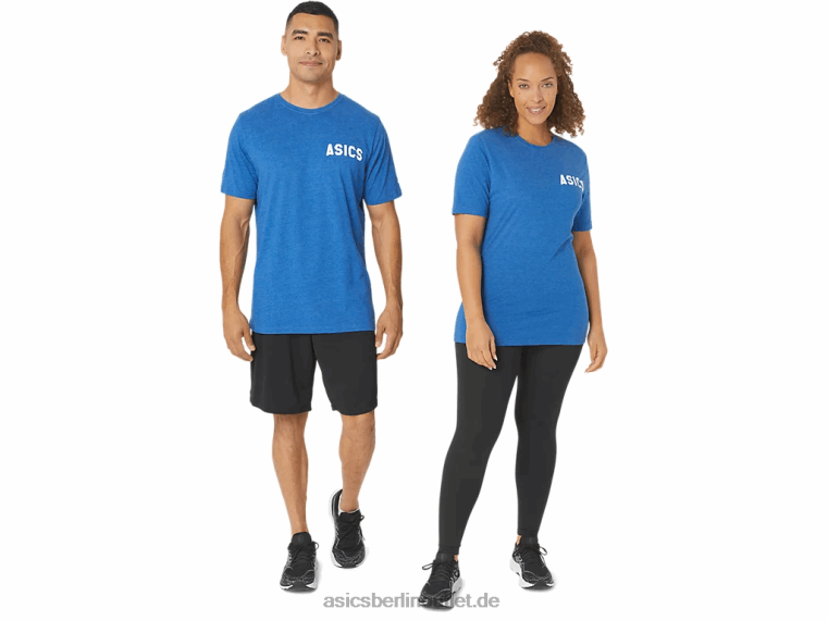 Gestreiftes Sonnenaufgangs-T-Shirt BL4N141Asics Seefahrt