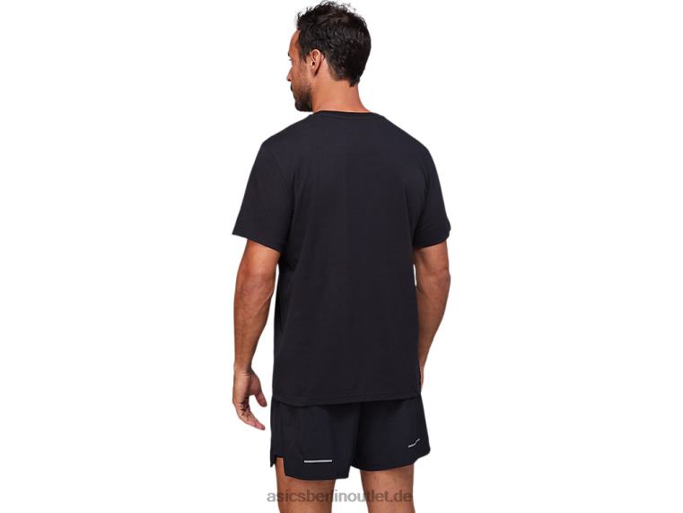 Grafik-Kurzarmoberteil BL4N1757Asics Leistung schwarz