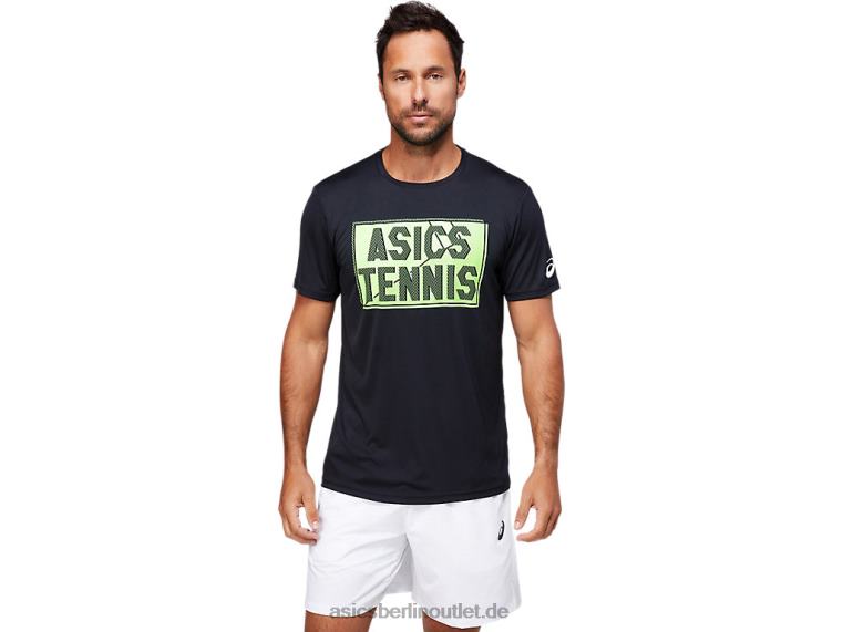 Grafik-T-Shirt für Herren BL4N1791Asics Leistung schwarz