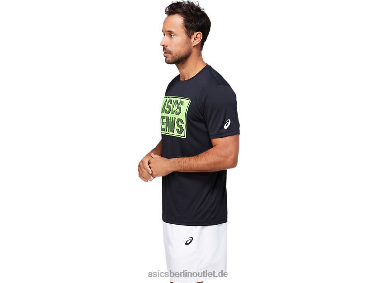 Grafik-T-Shirt für Herren BL4N1791Asics Leistung schwarz