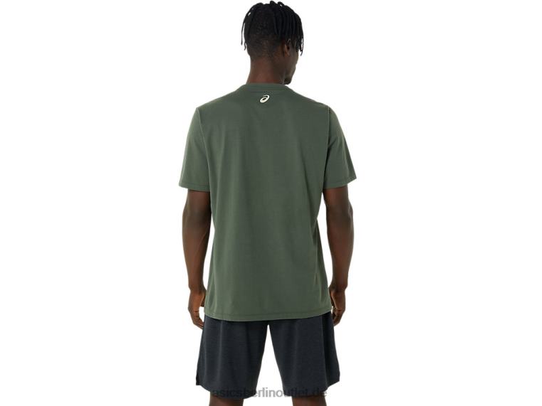 Heritage 1977 T-Shirt BL4N875Asics olivfarbene Leinwand
