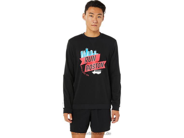Herren-Bos-Crew BL4N1702Asics Leistung schwarz