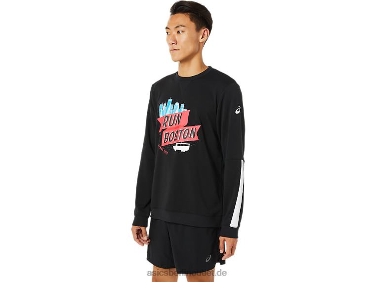 Herren-Bos-Crew BL4N1702Asics Leistung schwarz
