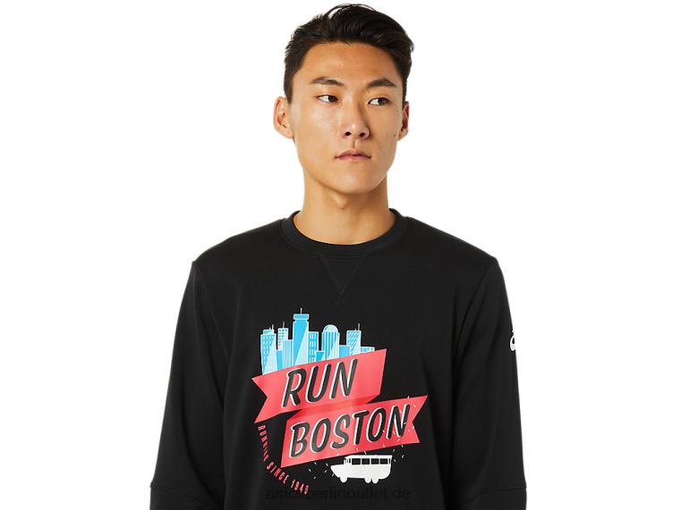 Herren-Bos-Crew BL4N1702Asics Leistung schwarz