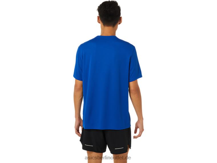 Herren Bos Ready-Set Short Sleeve II BL4N1698Asics Blau