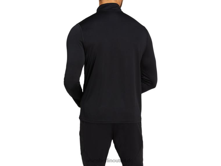 Herren Core 1/4 Reißverschluss BL4N2039Asics Leistung schwarz