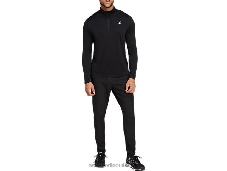 Herren Core 1/4 Reißverschluss BL4N2039Asics Leistung schwarz