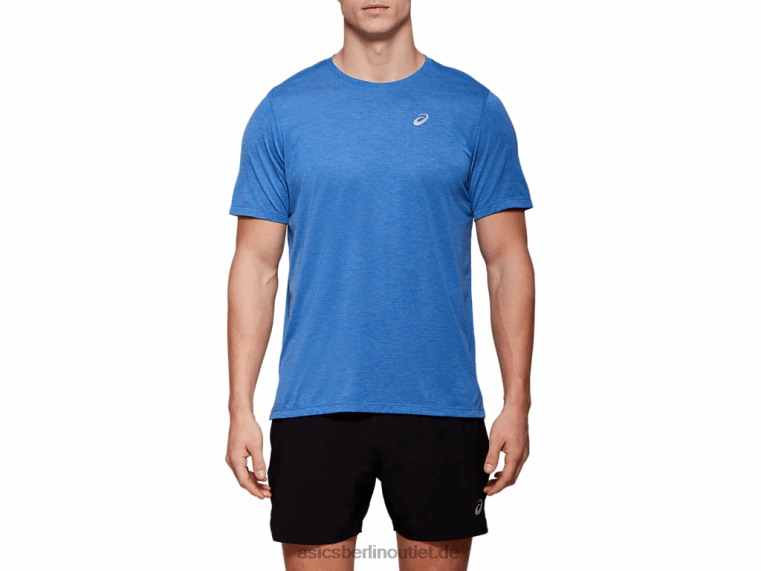 Herren-Dorai-Kurzarmoberteil BL4N2121Asics blaues Heidekraut