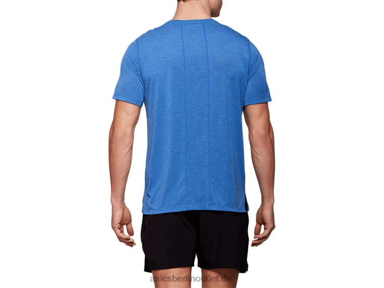 Herren-Dorai-Kurzarmoberteil BL4N2121Asics blaues Heidekraut
