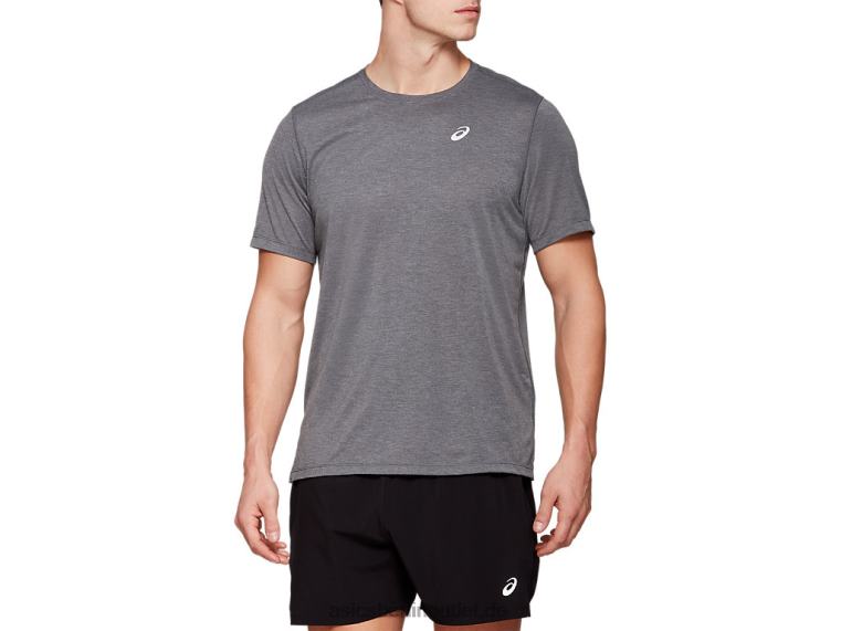 Herren-Dorai-Kurzarmoberteil BL4N2122Asics dunkelgraues Heidekraut