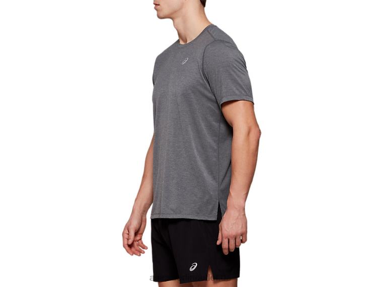 Herren-Dorai-Kurzarmoberteil BL4N2122Asics dunkelgraues Heidekraut