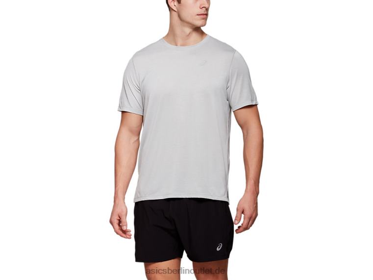 Herren-Dorai-Kurzarmoberteil BL4N2123Asics hellgraues Heidekraut