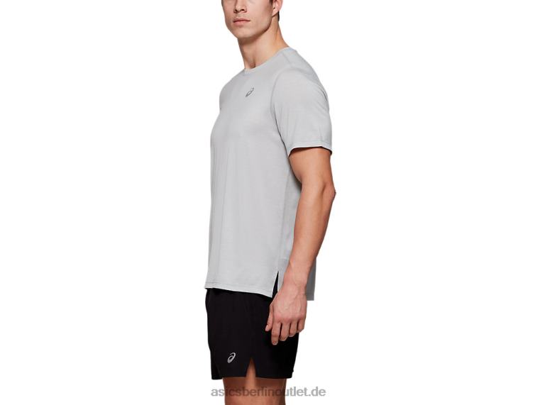 Herren-Dorai-Kurzarmoberteil BL4N2123Asics hellgraues Heidekraut