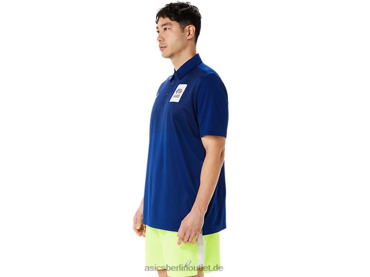Herren Hex Gradient Polo Wch BL4N1216Asics dunkelblau (Pantone 281 c)