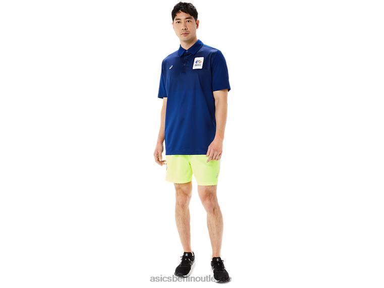 Herren Hex Gradient Polo Wch BL4N1216Asics dunkelblau (Pantone 281 c)