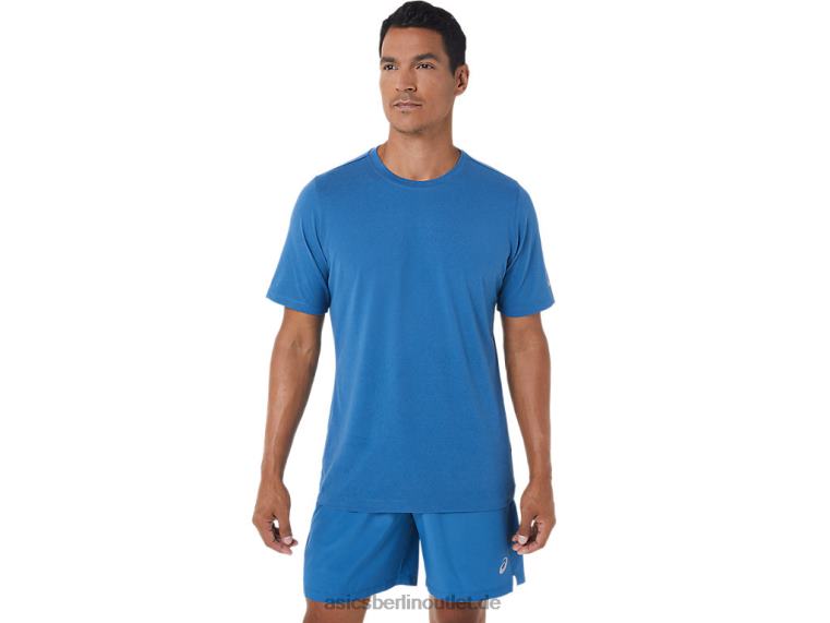 Herren-Kurzarm-HTHR-Tech-Top BL4N1055Asics azurblaues Heidekraut