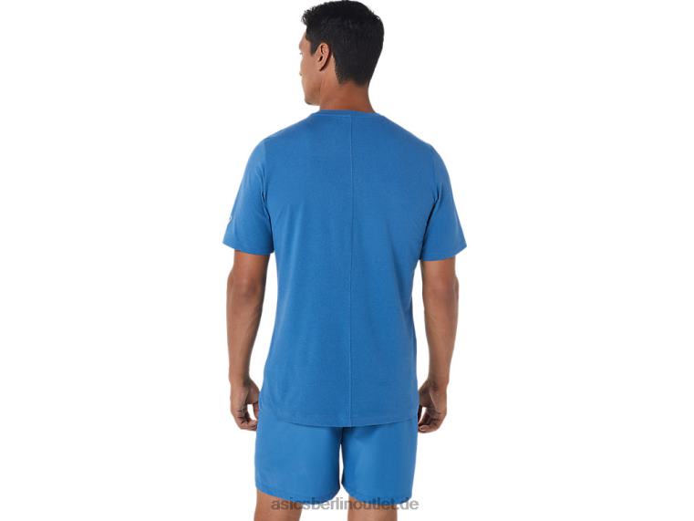 Herren-Kurzarm-HTHR-Tech-Top BL4N1055Asics azurblaues Heidekraut