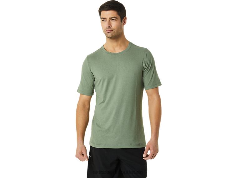 Herren-Kurzarm-HTHR-Tech-Top BL4N1442Asics Flechtengrünes Heidekraut