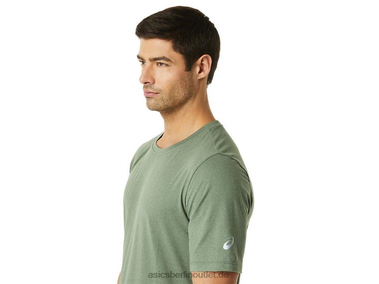 Herren-Kurzarm-HTHR-Tech-Top BL4N1442Asics Flechtengrünes Heidekraut