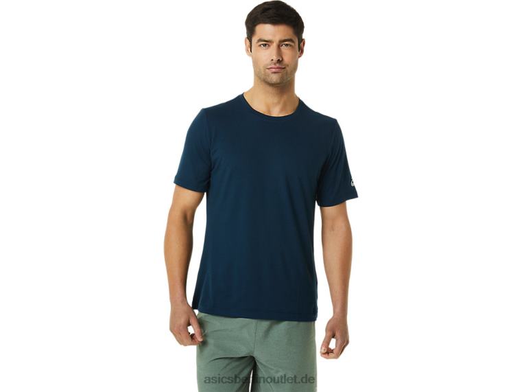 Herren-Kurzarm-HTHR-Tech-Top BL4N1449Asics Lake Drive Heather