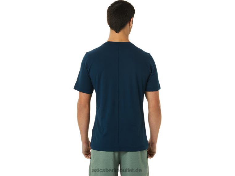 Herren-Kurzarm-HTHR-Tech-Top BL4N1449Asics Lake Drive Heather