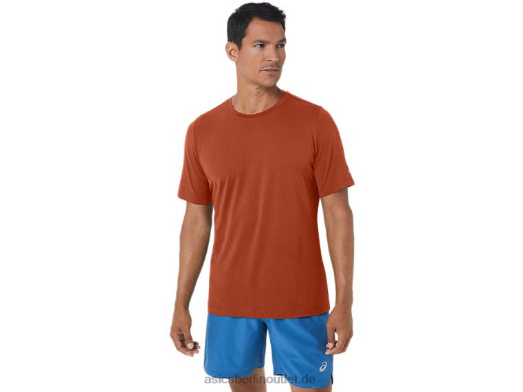 Herren-Kurzarm-HTHR-Tech-Top BL4N163Asics Gewürz-Latte-Heidekraut