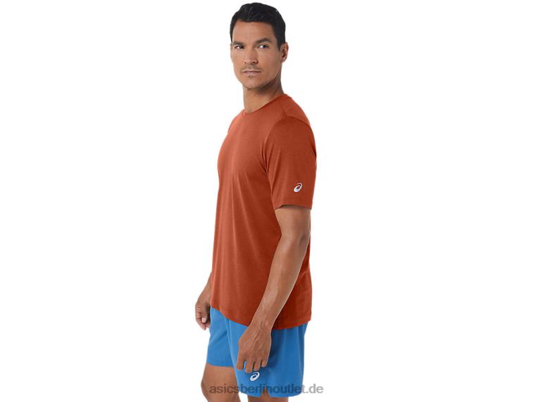 Herren-Kurzarm-HTHR-Tech-Top BL4N163Asics Gewürz-Latte-Heidekraut