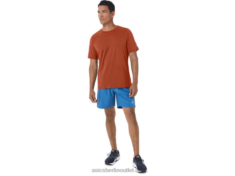 Herren-Kurzarm-HTHR-Tech-Top BL4N163Asics Gewürz-Latte-Heidekraut