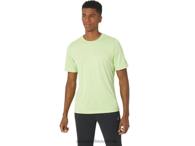 Herren-Kurzarm-HTHR-Tech-Top BL4N16Asics lindgrünes Heidekraut