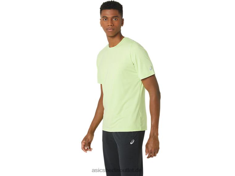 Herren-Kurzarm-HTHR-Tech-Top BL4N16Asics lindgrünes Heidekraut