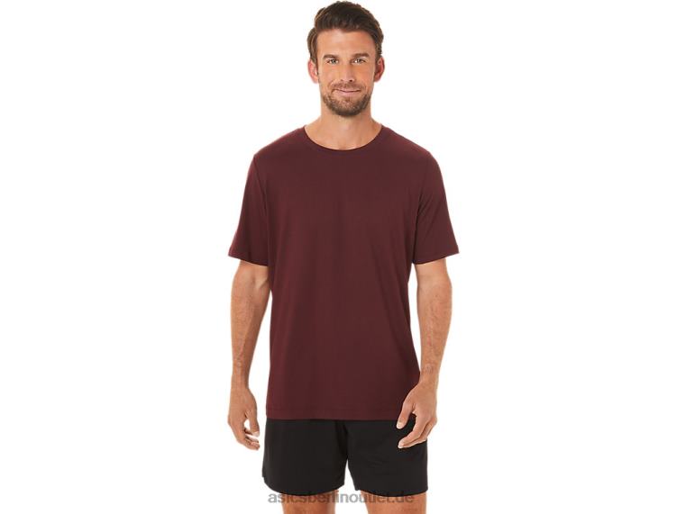 Herren-Kurzarm-HTHR-Tech-Top BL4N1703Asics tiefes Marsheidekraut