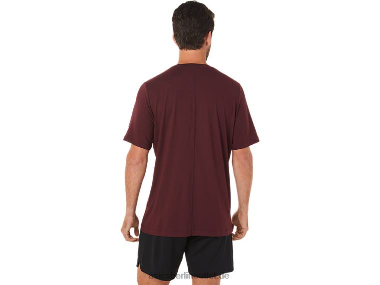 Herren-Kurzarm-HTHR-Tech-Top BL4N1703Asics tiefes Marsheidekraut