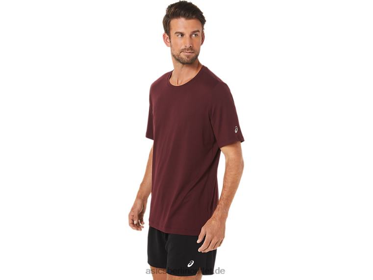 Herren-Kurzarm-HTHR-Tech-Top BL4N1703Asics tiefes Marsheidekraut