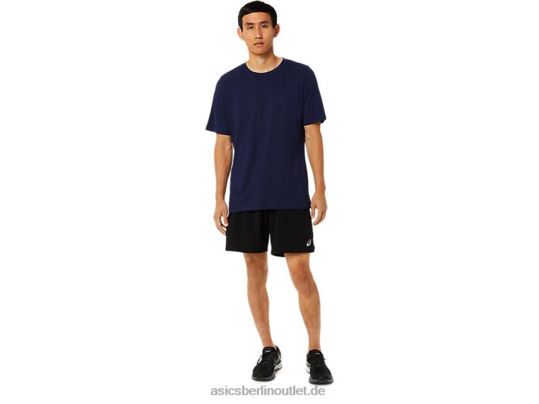 Herren-Kurzarm-HTHR-Tech-Top BL4N1811Asics Peacoat-Heidekraut