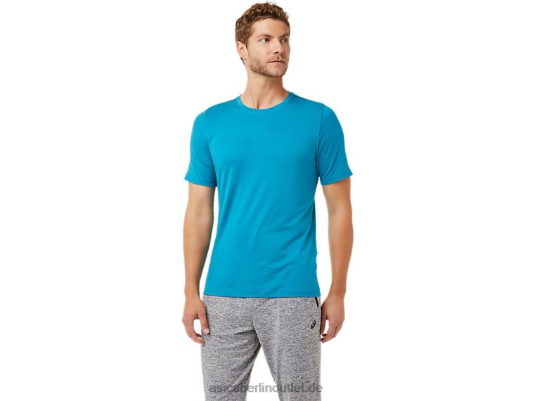 Herren-Kurzarm-HTHR-Tech-Top BL4N2035Asics blaugrün