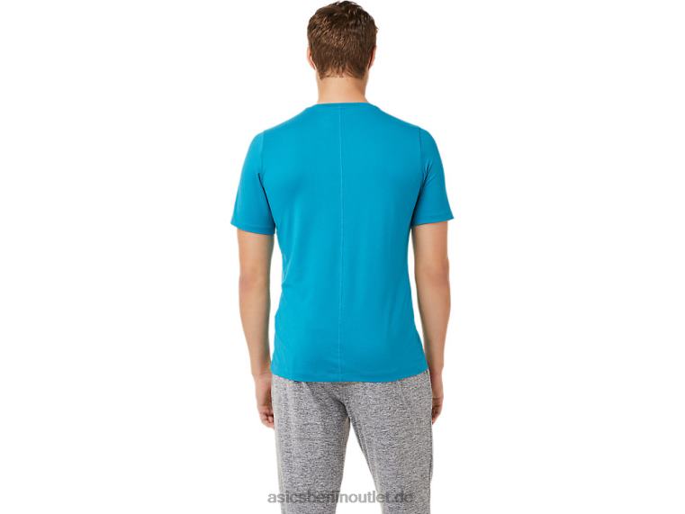 Herren-Kurzarm-HTHR-Tech-Top BL4N2035Asics blaugrün