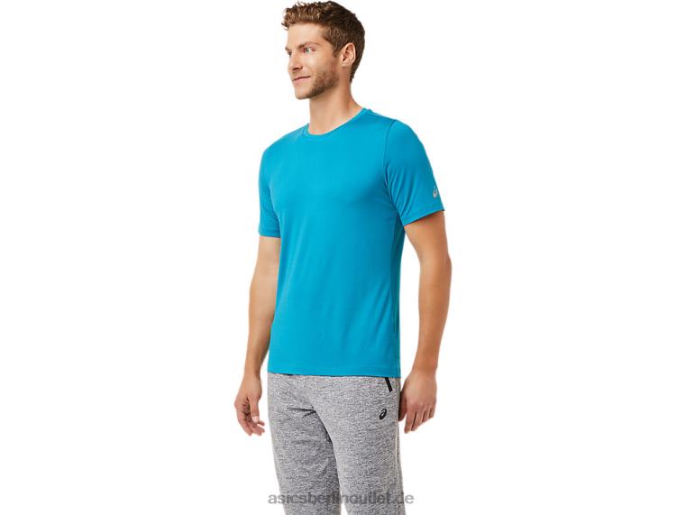 Herren-Kurzarm-HTHR-Tech-Top BL4N2035Asics blaugrün