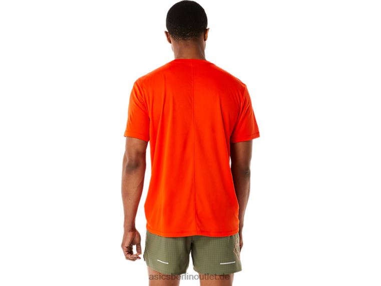 Herren-Kurzarmoberteil mit Fujitrail-Logo BL4N1114Asics Kirschtomate