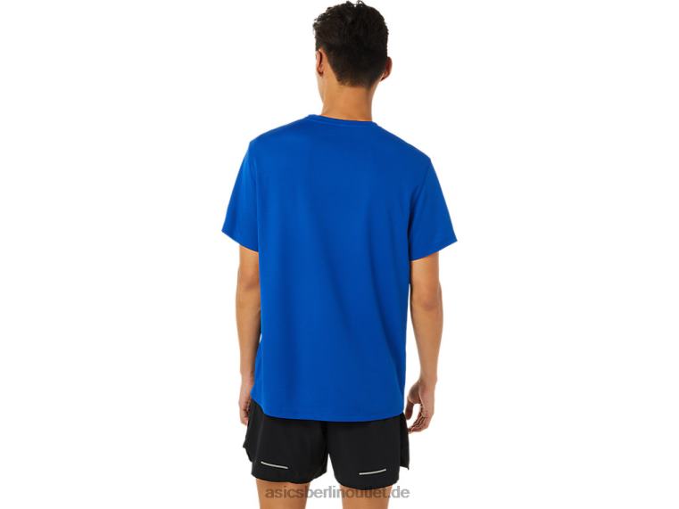 Herren-La-Marathon-Kurzarmshirt BL4N1622Asics Blau