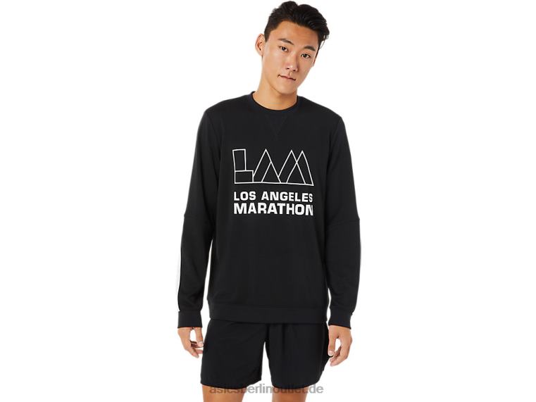 Herren-Lam-Crew BL4N786Asics Leistung schwarz