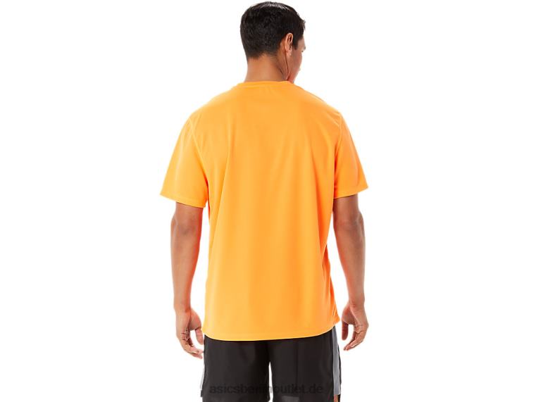 Herren Lam Ready-Set II Kurzarm BL4N1342Asics schockierendes Orange