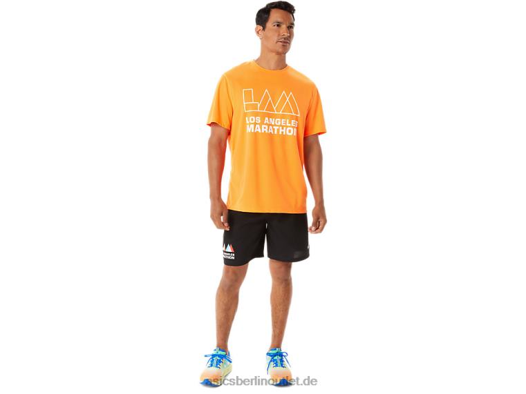 Herren Lam Ready-Set II Kurzarm BL4N1342Asics schockierendes Orange