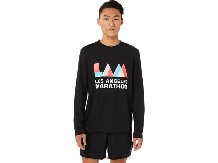 Herren Lam Ready-Set II Langarm BL4N1638Asics Leistung schwarz