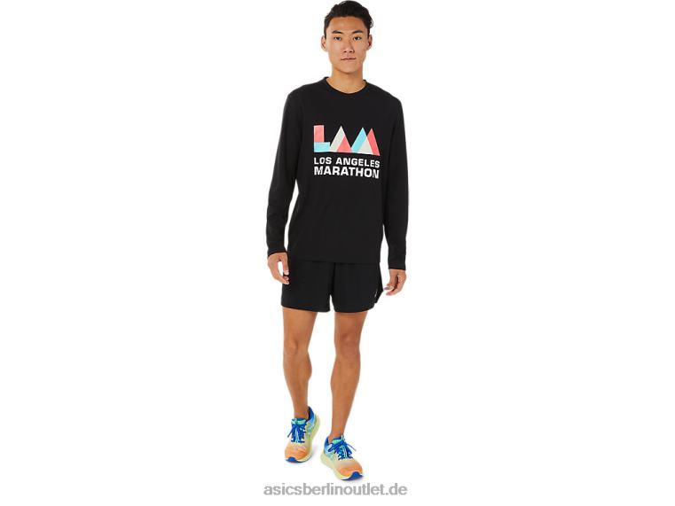 Herren Lam Ready-Set II Langarm BL4N1638Asics Leistung schwarz